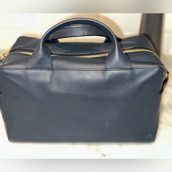 Reed Krakoff Navy Leather Satchel - Picture 5 of 13